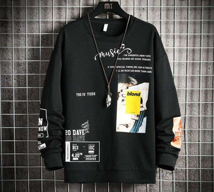 Світшот чорний жіночий з принтом 2711524592 розмір 42 Дніпро - фото 1