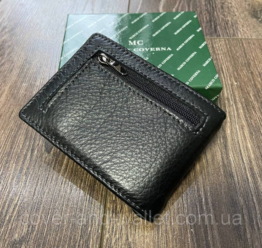 Кожаный кошелек зажим на магнитах для купюр и карточек Marco Coverna MD 282-1 Киев - изображение 4