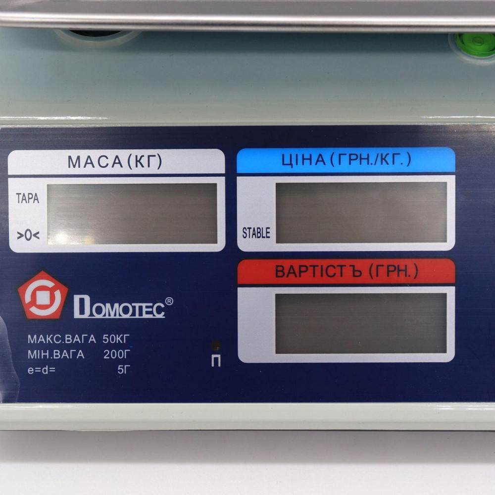 Торговые весы с металлическими кнопками до 50 кг MS-982S / Электронные настольные весы Киев - изображение 5