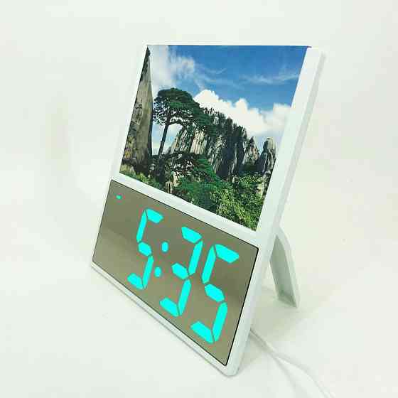 Часы сетевые электронные светящиеся настольные DS-6608, Часы электронные настольные SU-678 светящиеся vst Киев