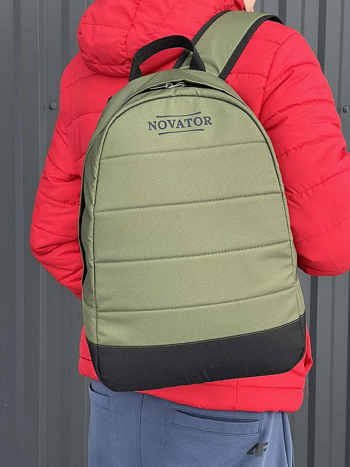 Рюкзак туристический зелено-черный Novator BL-2171 Киев - изображение 10
