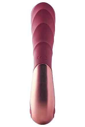 Двойной вибратор рельефный Dream Toys Dinky Duo Vibrator Jimmy K, бордовый Sex Aura Киев