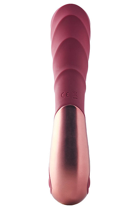 Двойной вибратор рельефный Dream Toys Dinky Duo Vibrator Jimmy K, бордовый Sex Aura Киев - изображение 3