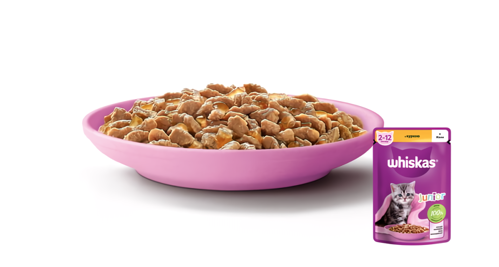 Whiskas (Віскас) Junior консерва для кошенят з куркою в желе 85 г Вінниця - фото 3
