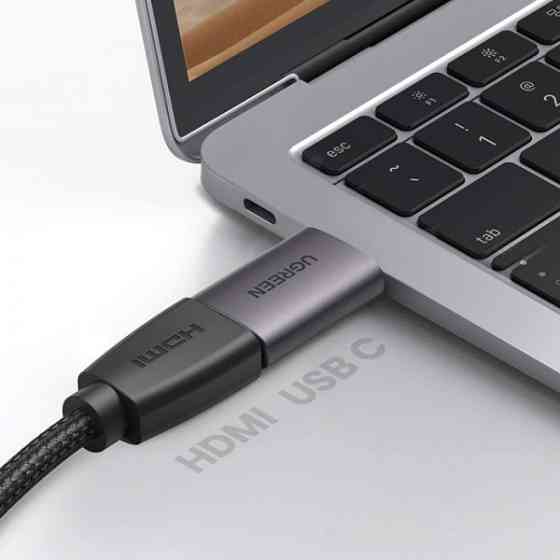 Перехідник USB 2.0 Type-C --> HDMI F UGREEN (US320) Косм Сірий (70450) Київ