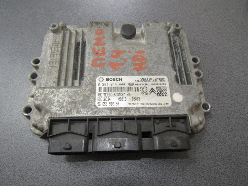 Блок керування двигуном Citroen Nemo 1.4 hdi 2008-2014 (0281014444) Ковель - фото 1