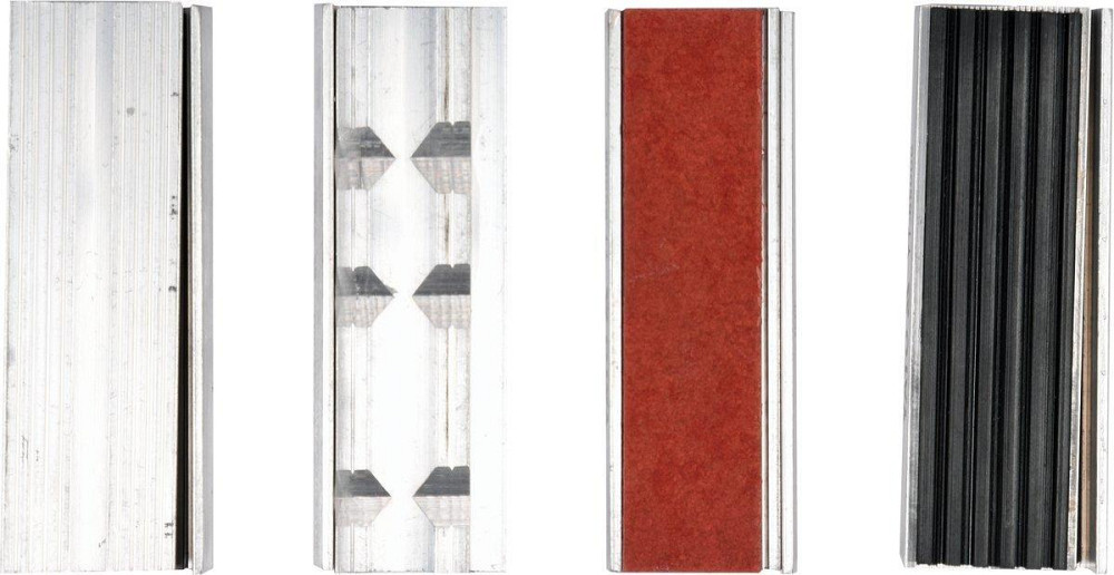 Губки змінні до лещат м'які YATO: b=100мм, з алюмінієвою основою і магнітним кріпленням, 4 пари [20] Одеса - фото 1