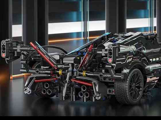 Конструктор спорткар на радиоуправлении Technic Supercar 1:14 с моторами и подсветкой 1148 деталей черный Киев