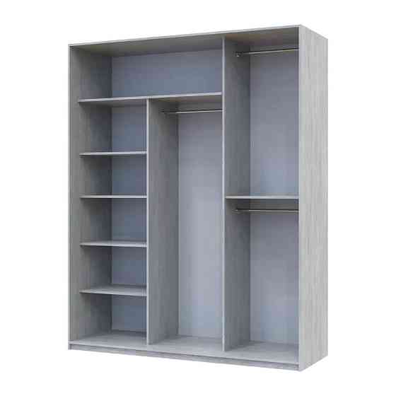 Шкаф купе Doros Сити Лайт Сосна Натти 3 Зеркала 180х60х225 (DRS-011970) Днепр