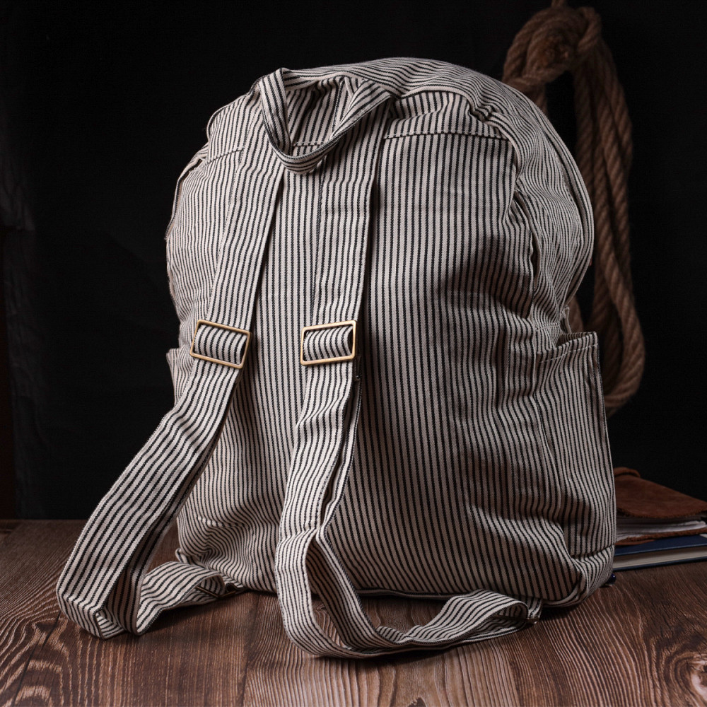 Літній жіночий рюкзак з якісного текстилю Vintage sale_15077 Молочний Київ - фото 7