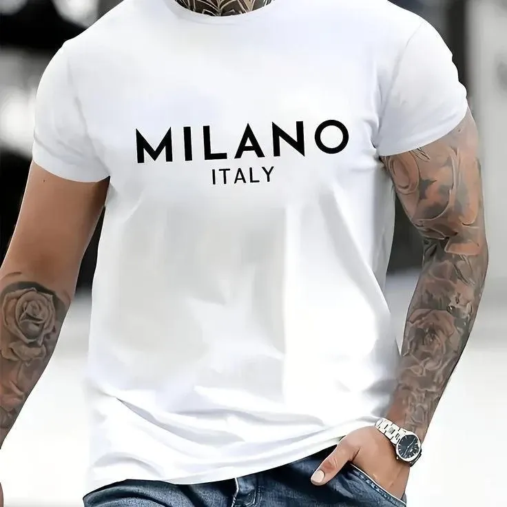 Футболка чоловіча с принтом  42 Біла 2664090355 Дніпро - фото 1