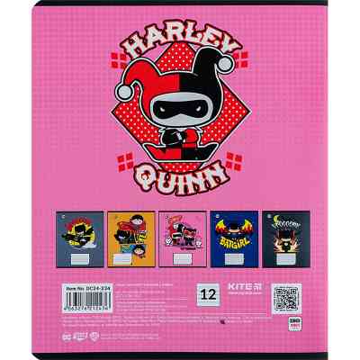 Зошит Kite DC Comics 12 аркушів, лінія (DC24-234) Вінниця