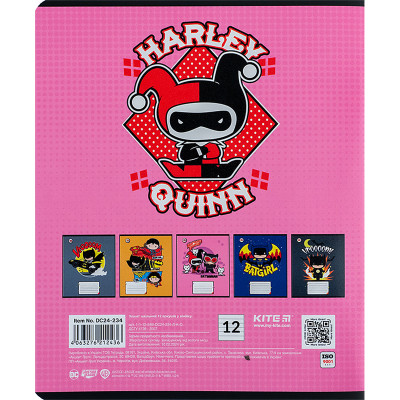 Зошит Kite DC Comics 12 аркушів, лінія (DC24-234) Вінниця - фото 4