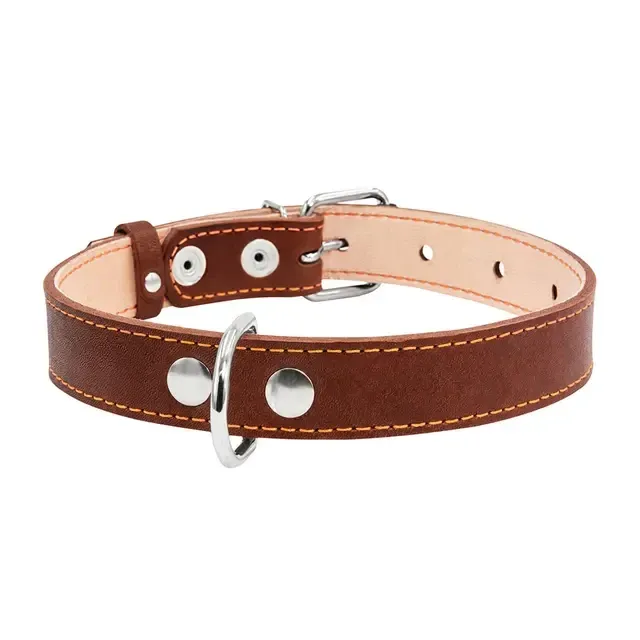Нашийник CoLLaR подвійний (ширина 20 мм, довжина 32-40 см) коричневий Київ - фото 2