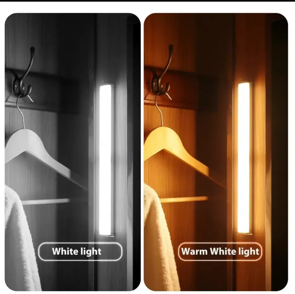 Акумуляторна світлодіодна LED лампа 33 см з датчиком руху  Портативна USB лампа Одеса - фото 5