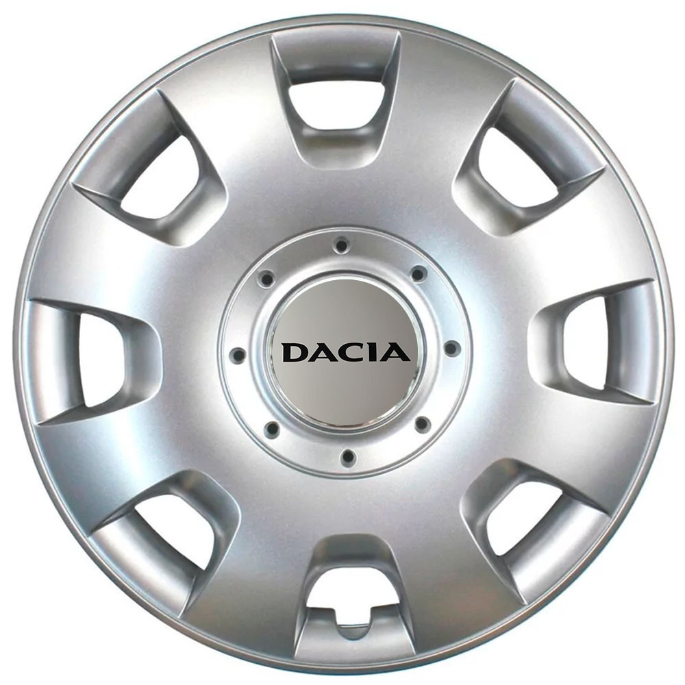 Автомобильные модельные колпаки R13 Dacia 107 4шт, SJS, серебристые Киев - изображение 1