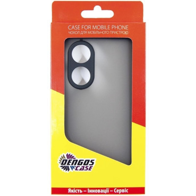 Чехол для мобильного телефона Dengos Kit for OPPO A58 4G case + glass (Black) (DG-KM-36) Винница - изображение 4
