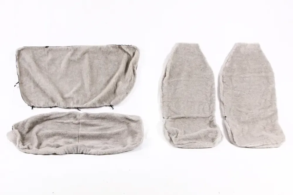 Чехлы на сидушки меховые светло-серый Винница - изображение 1