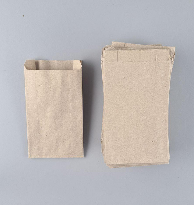 Паперові пакети саше крафт бурей, 100х40х180, 50 г/м2 (100 шт.) Харків - фото 1