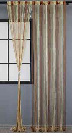 Штори-нитки "Кісея" Бежевий з молочно-коричневим 300х300см 1 шт (61-010) Київ