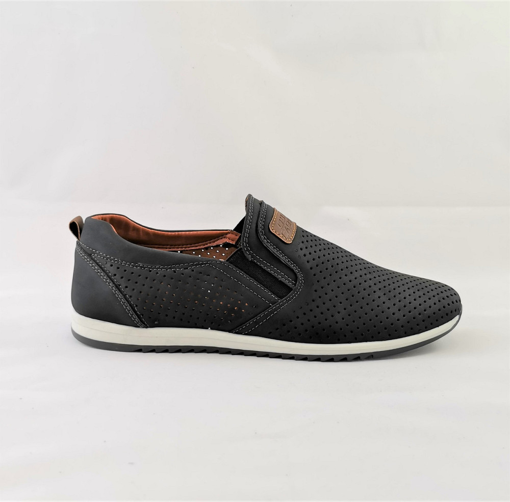 Мужские Мокасины Летние Сеточка Черные Туфли (размеры: 41) Видео Обзор - 12-1 Днепр - изображение 7