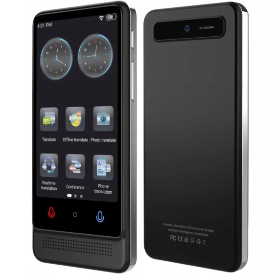 Переводчик электронный с искусственным интеллектом AI Voice+ChatGPT портативный,офлайн-перевод: 22 языка,онлайн-перевод: 137 языка Каменец-Подольский