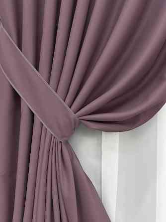 Комплект готових штор VR-Textil Блекаут Midnight № 1231ш Марсала 200х290 см 2 шт (32-505) Київ