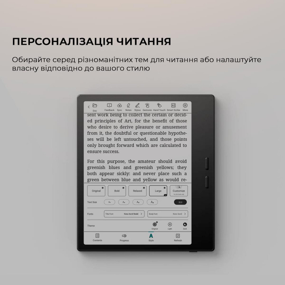 Електронна книга BOOX Go Color 7 Gen2 Black ( Чорний ) Харків - фото 2