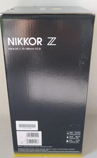 Объектив: Nikon Nikkir Z 70-180mm f/2.8 Харьков - изображение 2