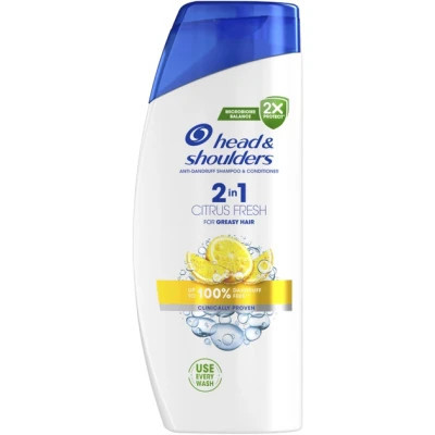 Шампунь Head &amp; Shoulders 2 в 1 Проти лупи Цитрусова свіжість 625 мл (8700216158022) Вінниця - фото 1