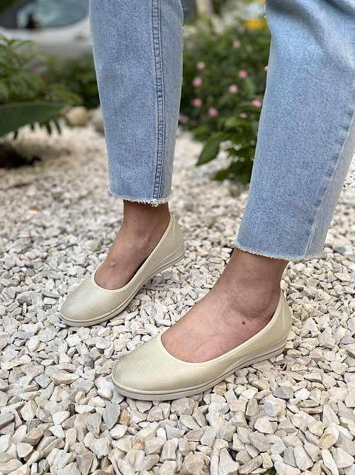 NEW ROSE Сліпони жіночі NEW ROSE C21Y бежеві (літо, тканина) (1366) 36р.37р.38р. Коломия - фото 6