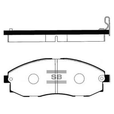 Тормозные колодки HI-Q SP1099 Винница