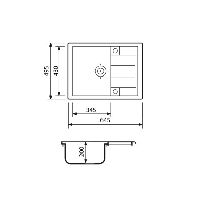 Мойка кухонная Adamant Anila Old stone + змішувач (182496910310) Вінниця - фото 6