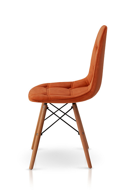 Стілець ДЖАСТІН, велюр гірчичний Київ - фото 1