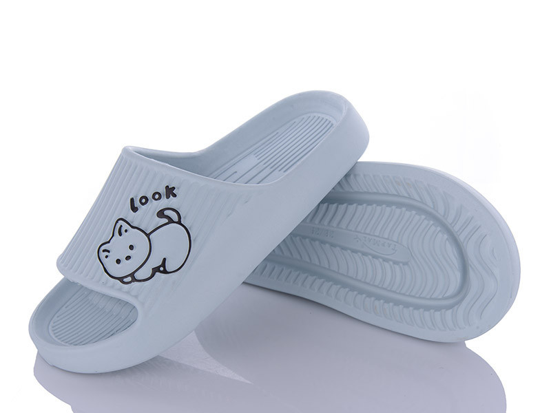 Женские шлепанцы пенка foam голубой Котенок Одесса - изображение 3