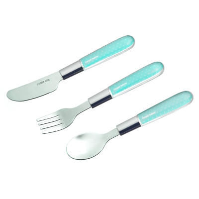 Набір дитячого посуду Canpol babies столових приборів металевий 3 шт Блакитний (9/477_blu) Вінниця - фото 1