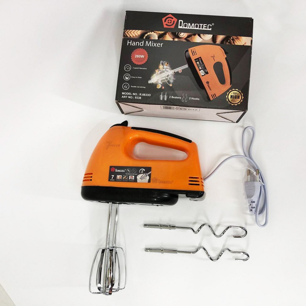Міксер нержавіюча сталь DOMOTEC, Міксер для домашнього використання з режимами швидкості HK-77 Львів - фото 11