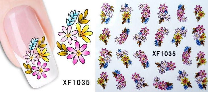 Наклейки для ногтей XF1035 Киев - изображение 3