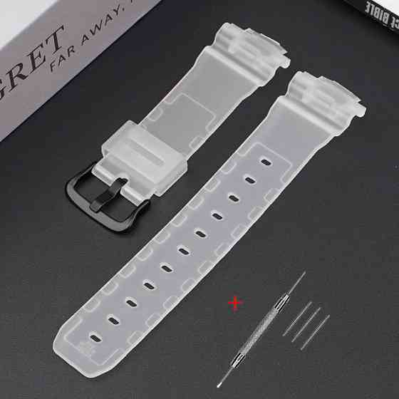 Ремінець для Casio G-Shock DW-6900 Transl BK SBR Київ