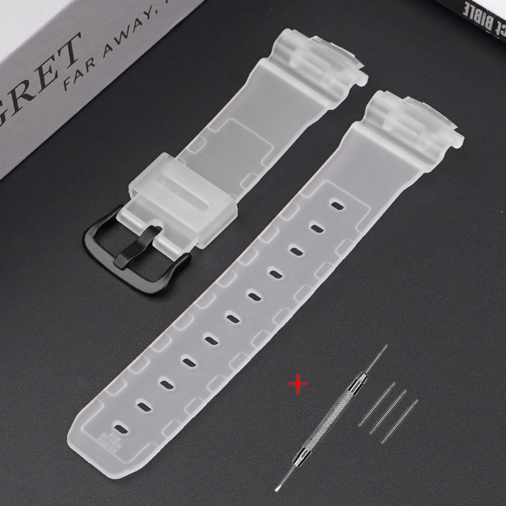 Ремінець для Casio G-Shock DW-6900 Transl BK SBR Київ - фото 1