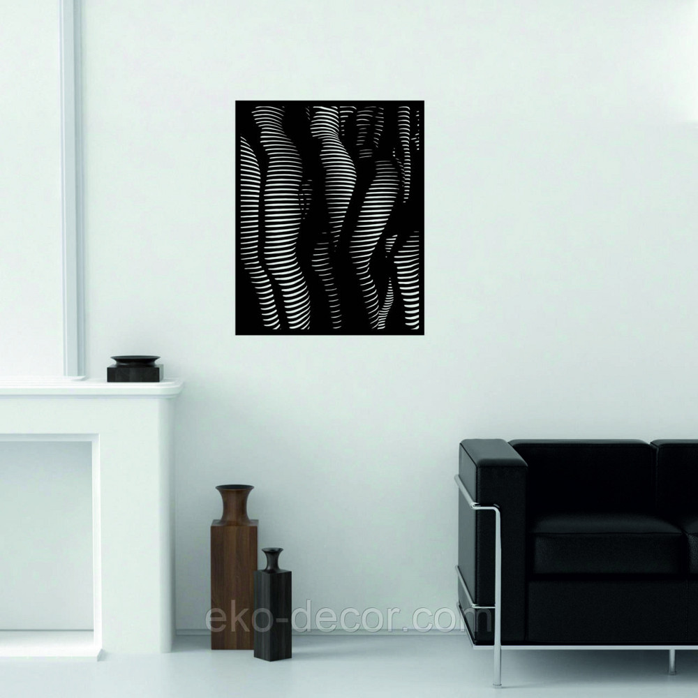 Декоративное настенное Панно «Женское тело», Декор на стену 70*56 см, Черный Киев - изображение 8