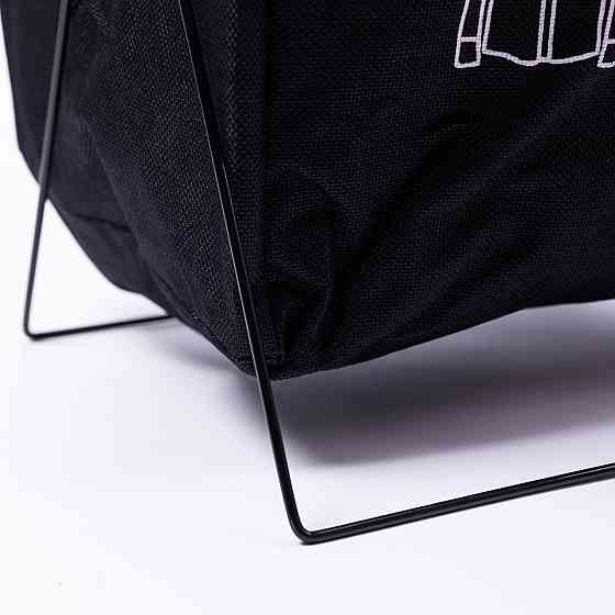 Кошик для білизни на підставці 36×32×52 (см) м'який Чорний HP-41-11B Київ