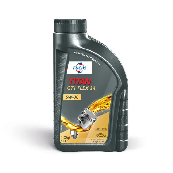FUCHS GT1 FLEX 34 5W-30 — 1 Л | Німецька синтетика для сучасних бензинових і дизельних двигунів Ковель