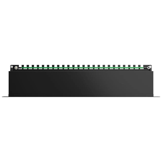 Патч-панель FGB CAT 7 на 24 порта 1U 48см - экранированное крепление для сервера RJ45 - экранированная сетевая патч-панель Киев