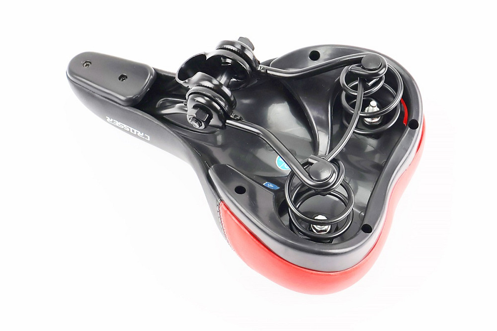 Сидіння ХВЗ/Gamma 265x170мм чорно-червоне Київ - фото 2