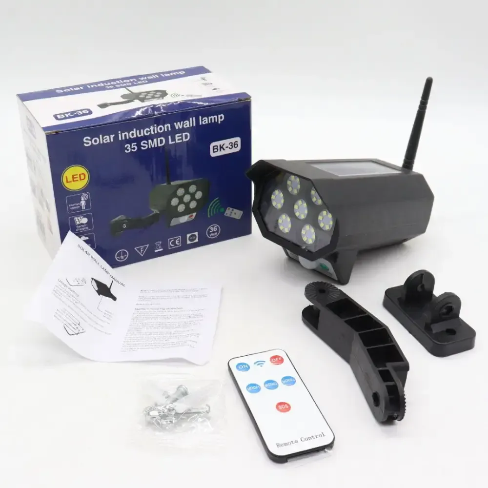 Уличный фонарь / Муляж камеры видеонаблюдения с датчиком движения и солнечной панелью BK-36 Коломия - фото 7