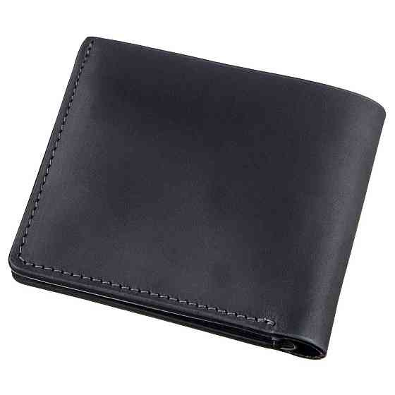 Функциональное портмоне унисекс на магните GRANDE PELLE 11206 Черное Киев
