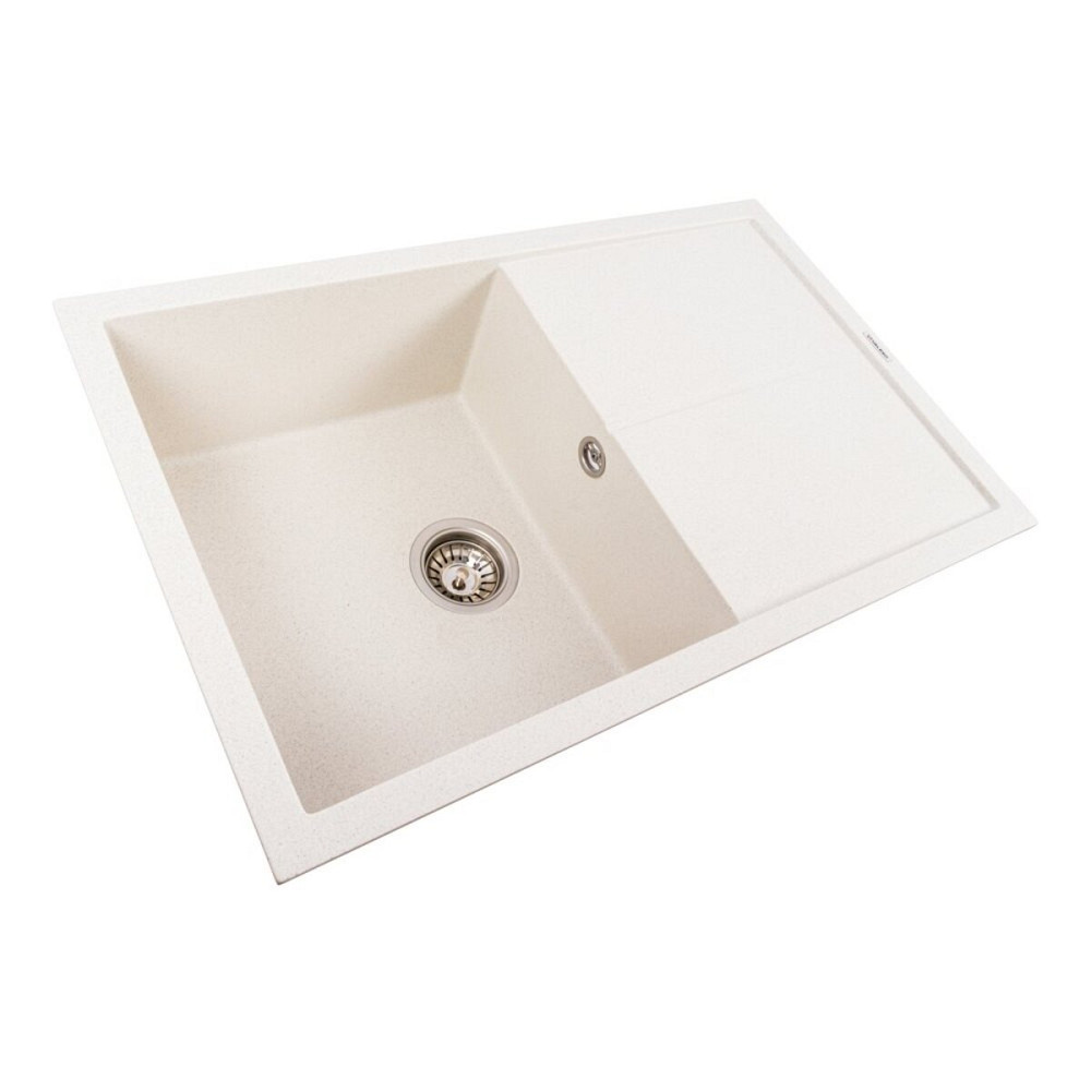 Гранітна мийка VALESO MAGNUM 7950 матова Біла в крапку Коломыя - изображение 2