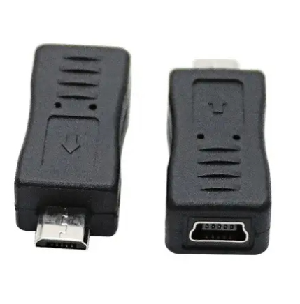 Переходник miniUSB мама – microUSB папа, адаптер-коннектор для зарядных устройств и кабелей Киев - изображение 8