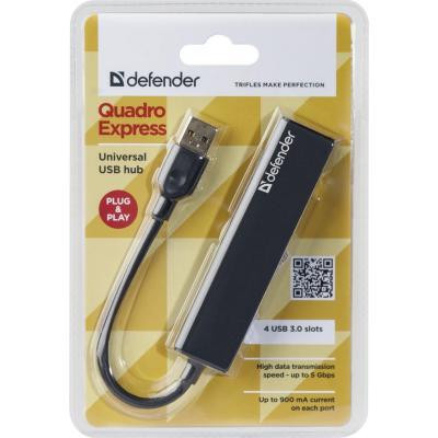 Концентратор Defender Quadro Express USB3.0, 4 port (83204) Вінниця - фото 3